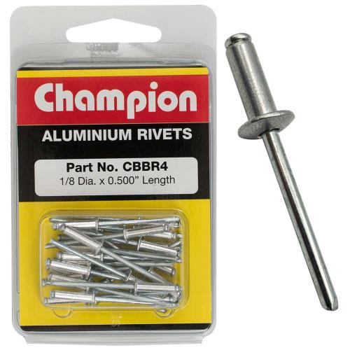 Champion 1/8in x 0.500 Rivet Pack of 25