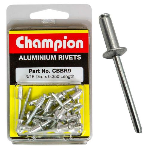 Champion 3/16in x 0.350 Rivet Pack of 25