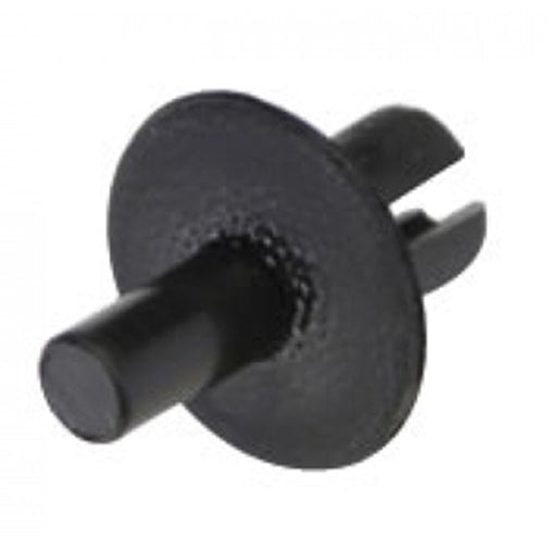 Champion Plastic Push Rivet Black 16mm Head X 10.4mm - 50Pk