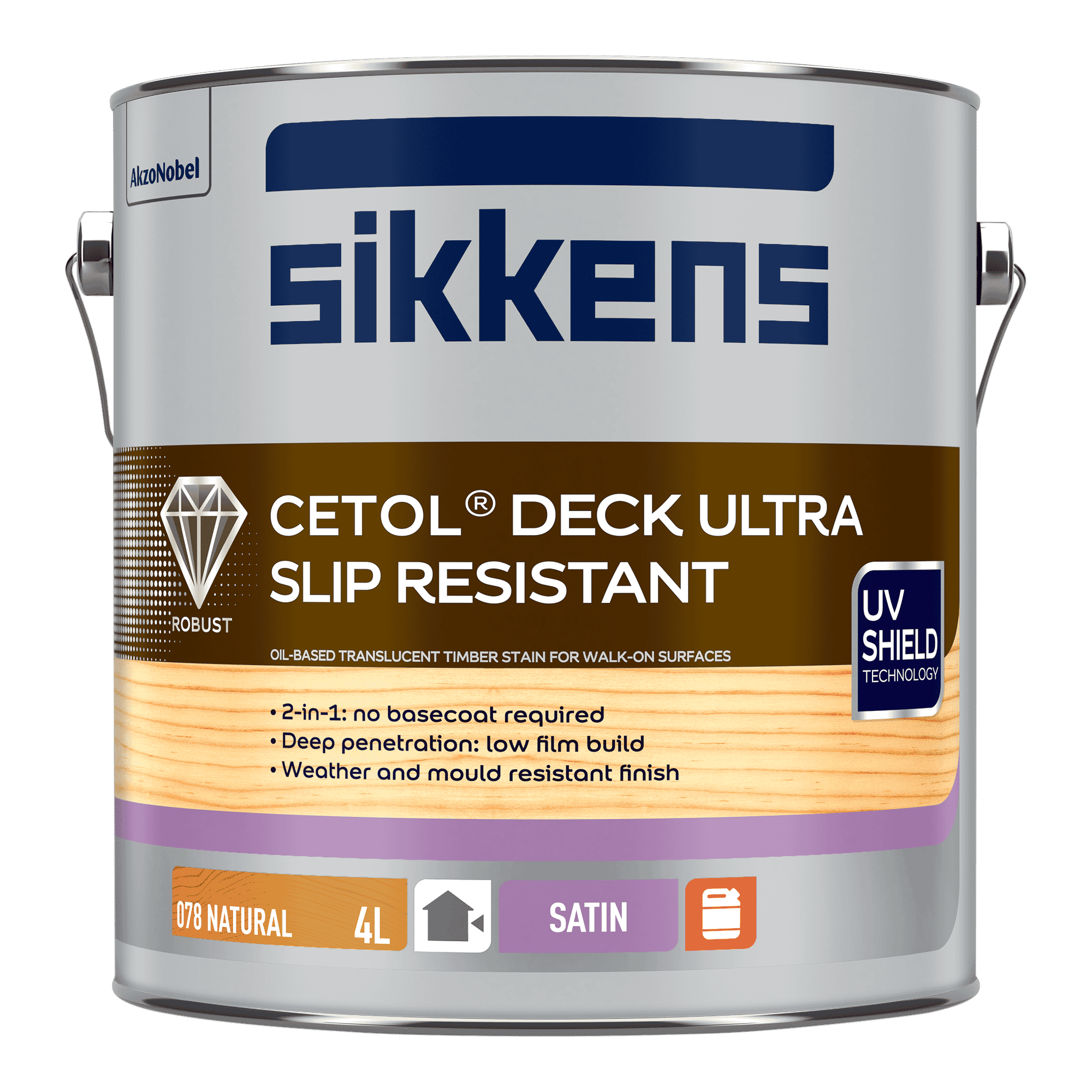 Sikkens Cetol Deck Ultra Slip Resist - Natural 4L
