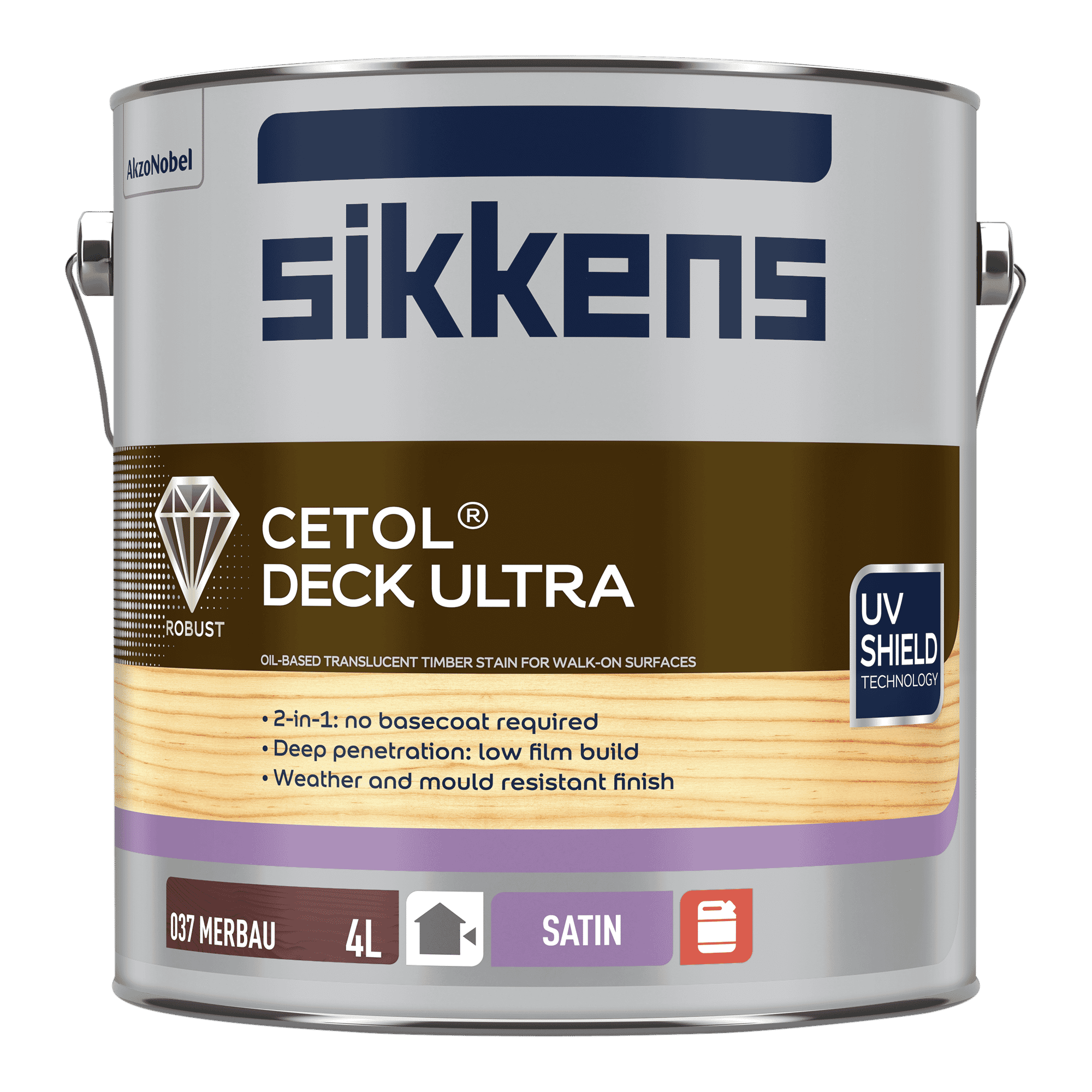 Sikkens Cetol Deck Ultra - Merbau 4L