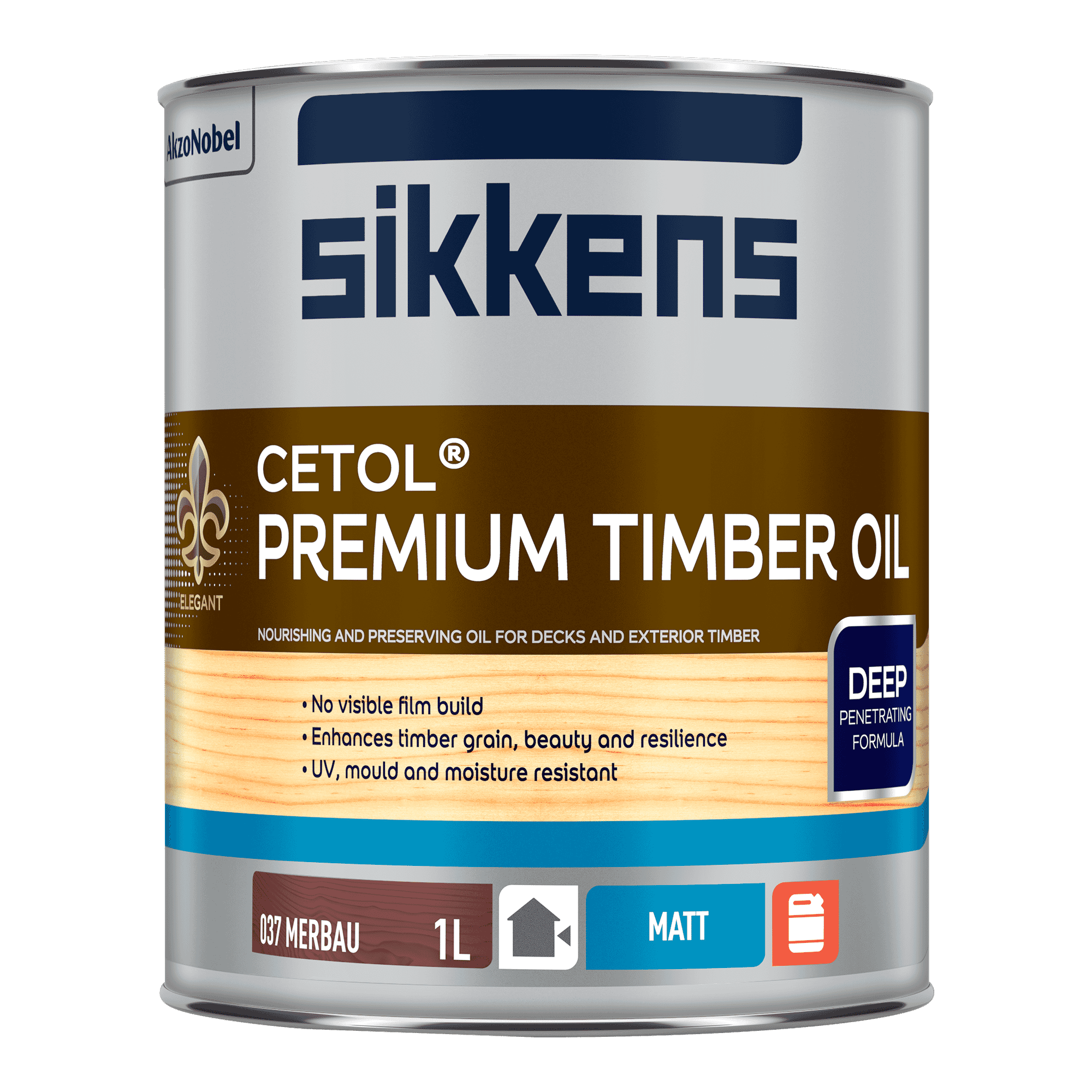 Sikkens Cetol Premium Timber Oil - Merbau 1L