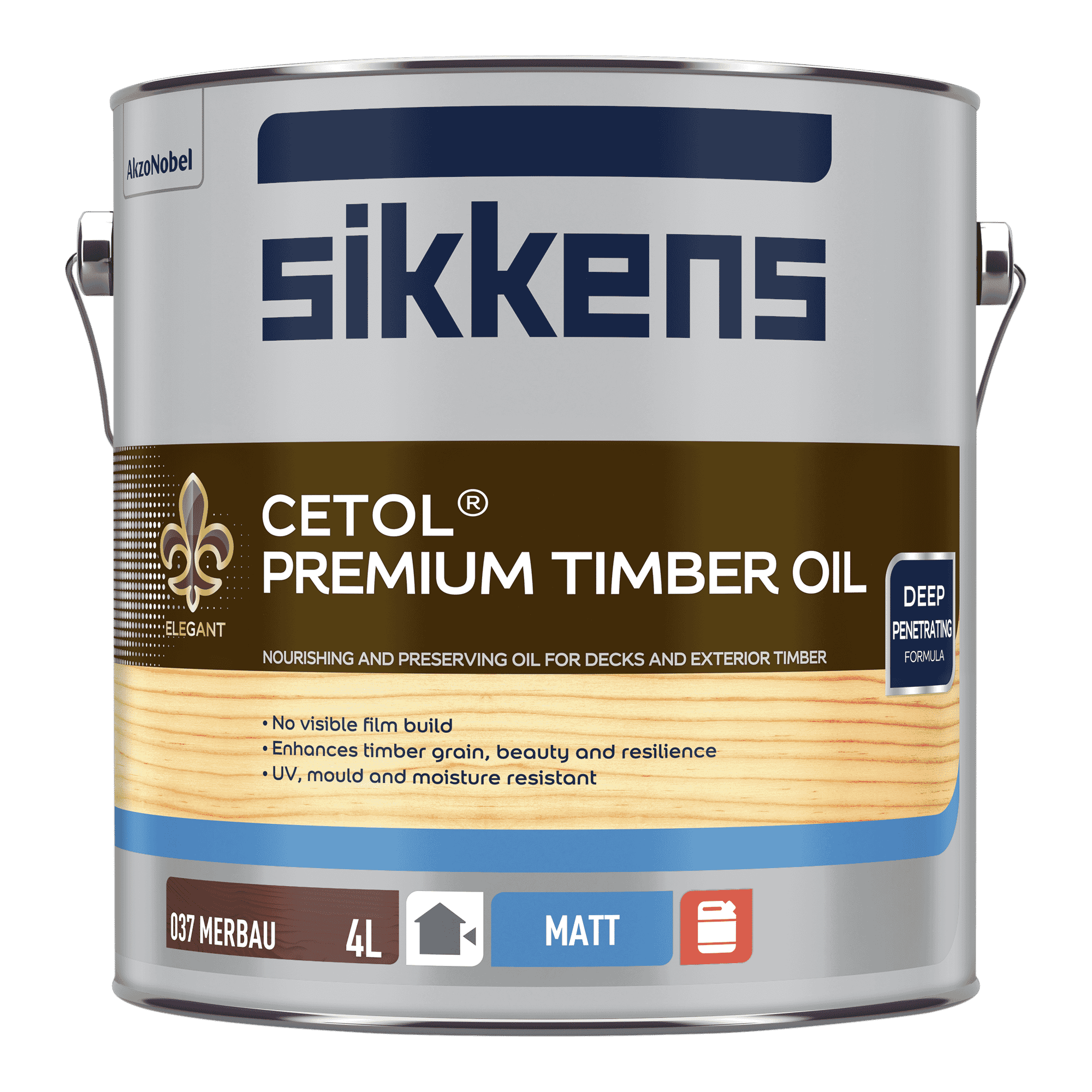 Sikkens Cetol Premium Timber Oil - Merbau 4L