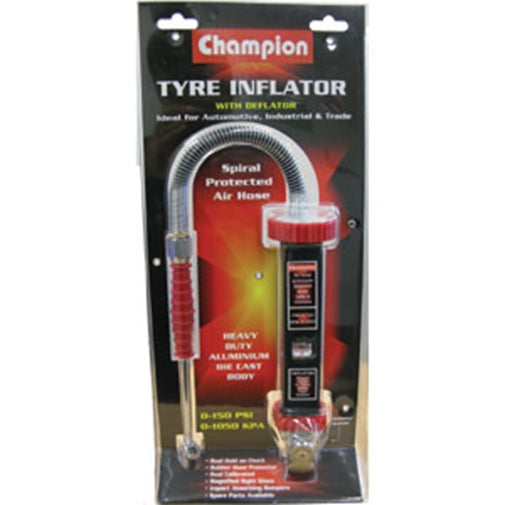 Champion Tyre Inflator 0 -150 Psi / 0 -1050Kpa Dual Chuck