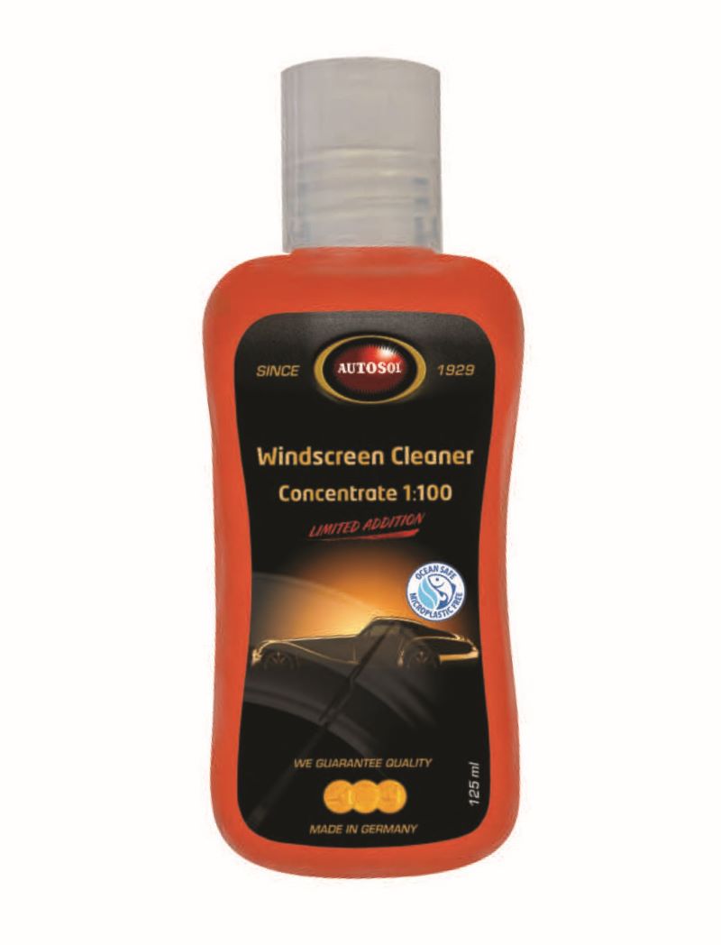 Autosol Windscreen Cleaner 1:100 Concentrate 125mls