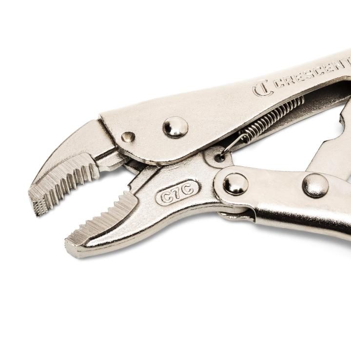 Crescent 3 Piece Curved Jaw Locking Pliers With Wire Cutter Set