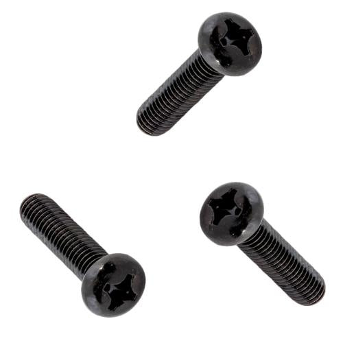 Champion M6 x 16mm Black Machine Screws 100pk