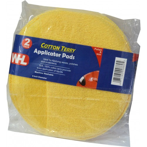 Xcel Cotton Terry Applicator Pads 150mm 2 Pack