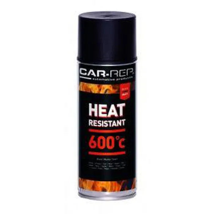 CAR-REP AEROSOL HIGH HEAT BLACK 600C 400ML