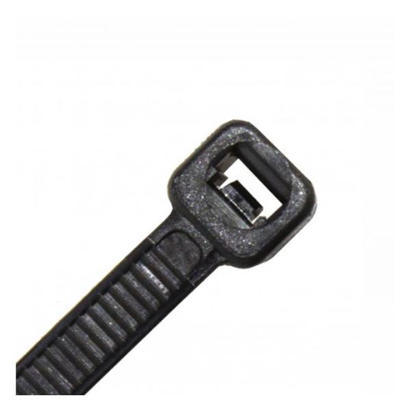 Isl 205X2.5mm Low Profile Cable Tie - Uv Blk - 100Pk