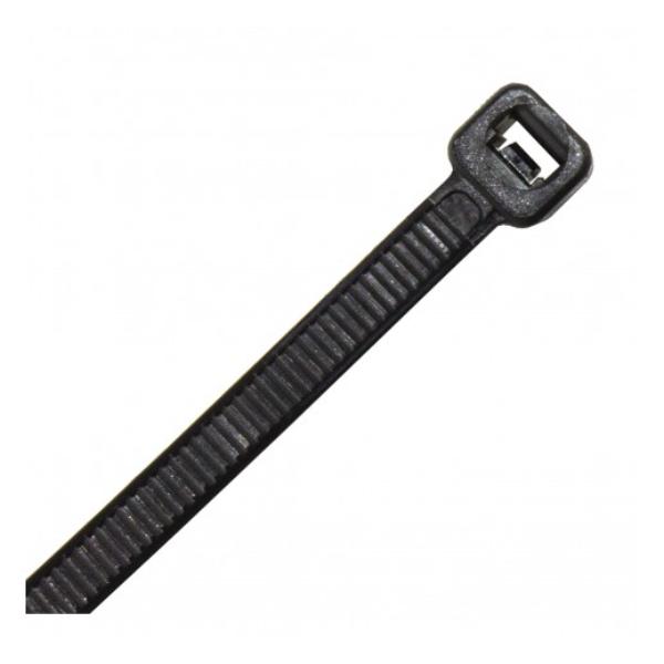 Isl 250 X 3.6mm Uv Nylon Cable Tie - Blk. - 100Pk