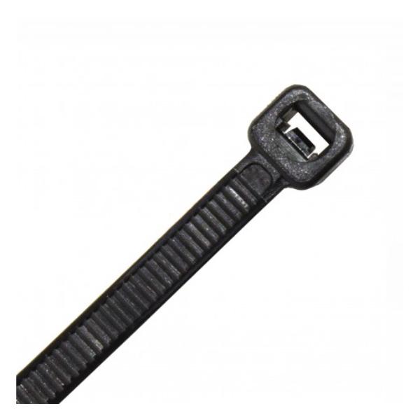 Isl 450 X 7.6mm Uv Nylon Cable Tie - Blk. - 100Pk