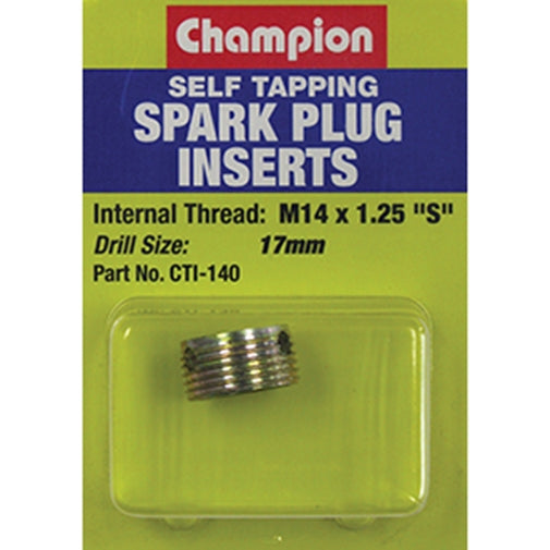 Champion S/Tapp. Thread Insert - M14 X 1.25mm Short -1Pk