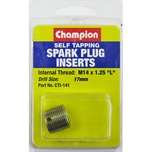 Champion S/Tapp. Thread Insert - M14 X 1.25mm Long -1Pk