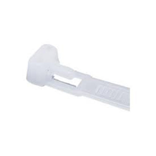 Isl 200 X 4.8mm Nylon Releasable Cable Tie - Nat - 100Pk