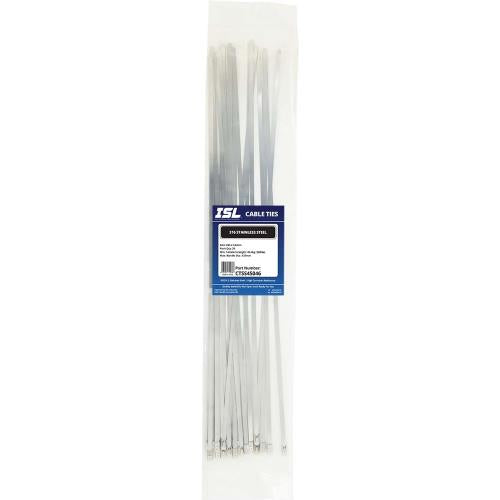 Isl 450 X 4.6mm 316 Stainless Cable Tie - 20Pk