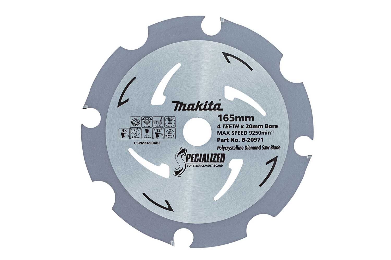 MAKITA PCD BLADE 185x20x4T THIN KERF