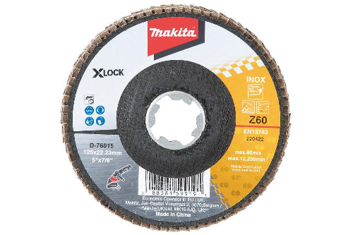 Makita Flap disc 125mm #60 X-LOCK