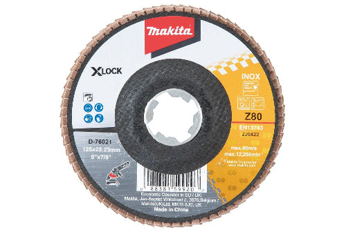 Makita Flap disc 125mm #80 X-LOCK