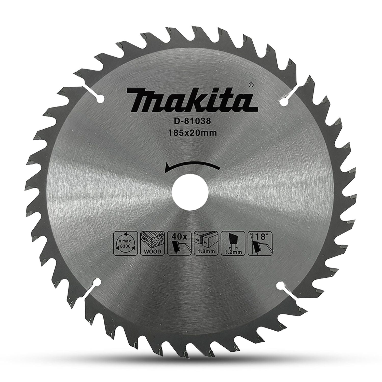 Makita TCT BLADE 185mm 40T