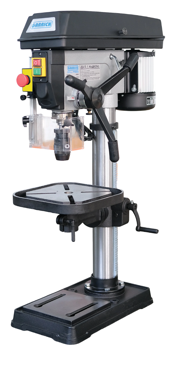 Garrick Drill press machine on a white background