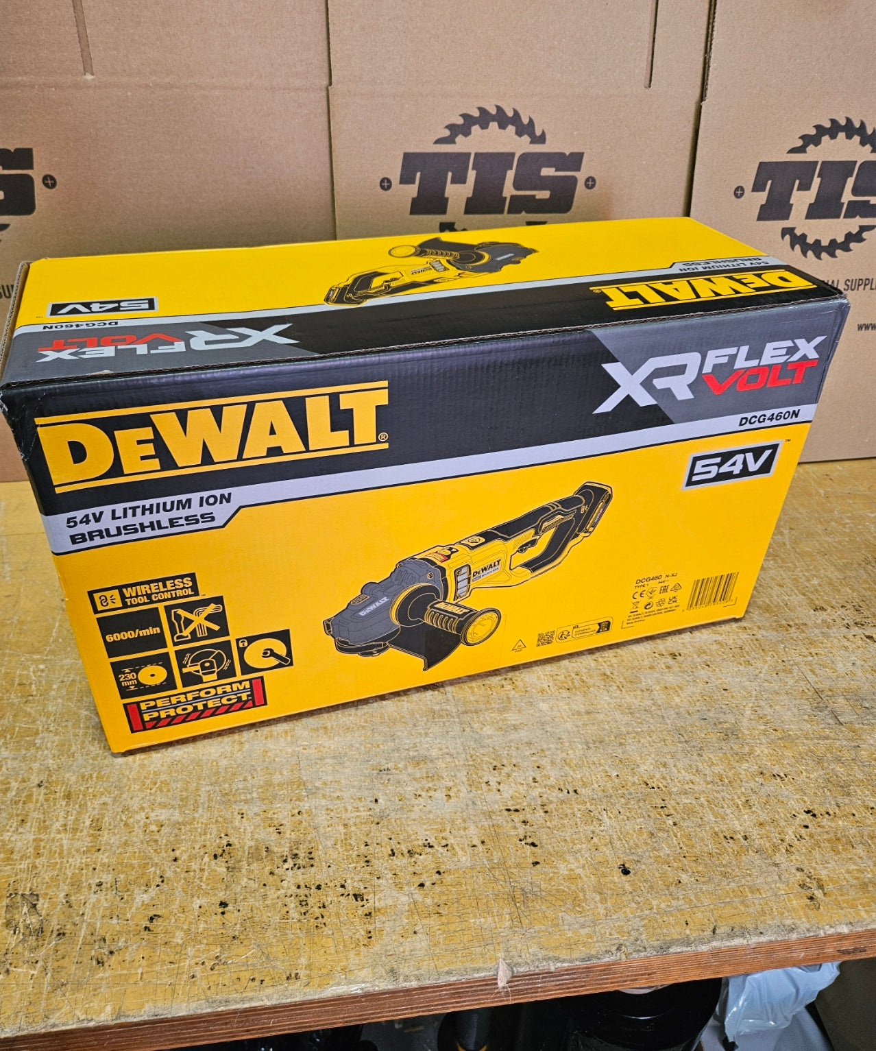 Dewalt 54V FV 230mm Angle Grinder - Bare