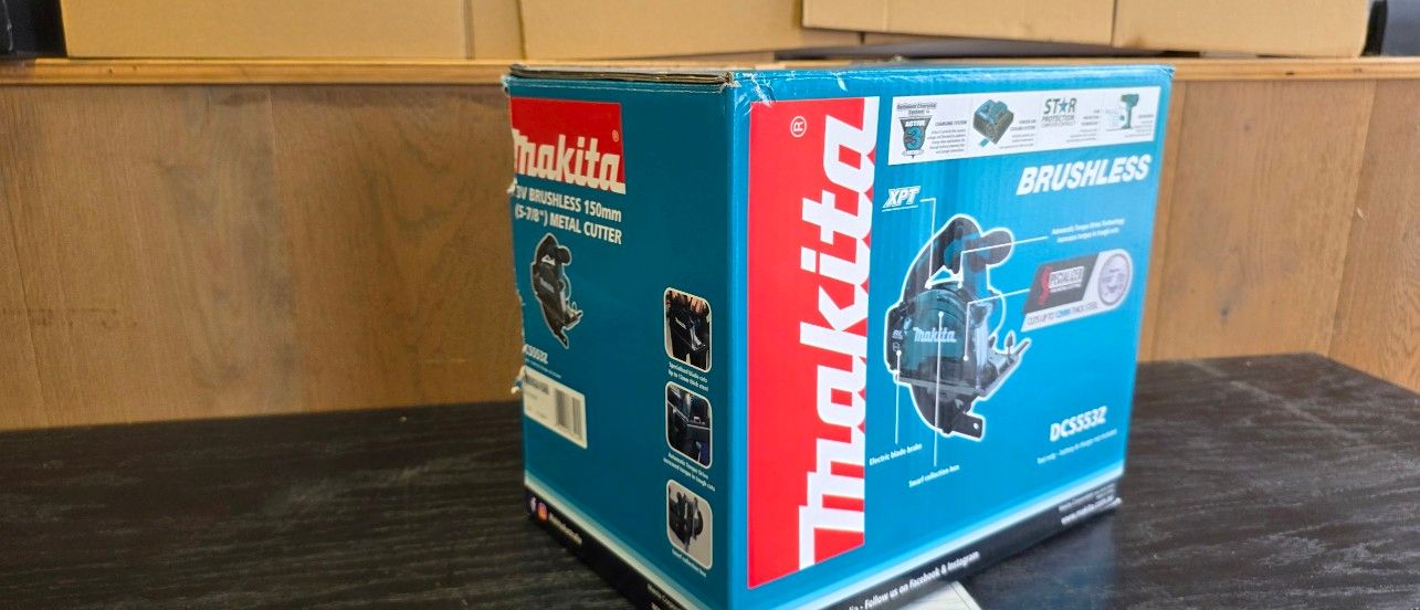 Makita DB DCS553Z 18V LXT Brushless 150mm (5-7/8 in) Metal Cutter