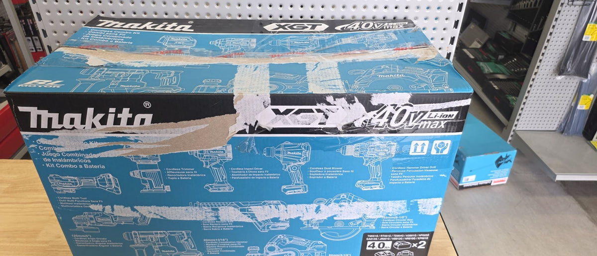 Makita 40Vmax XGT Brushless 10 Piece Combo Kit 2x 4.0AH