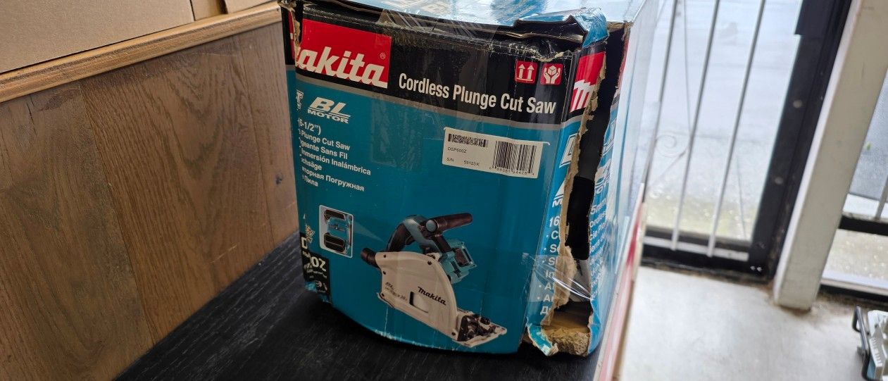 Makita 18Vx2 Lxt Bl Plunge Saw 165mm - Skin Only