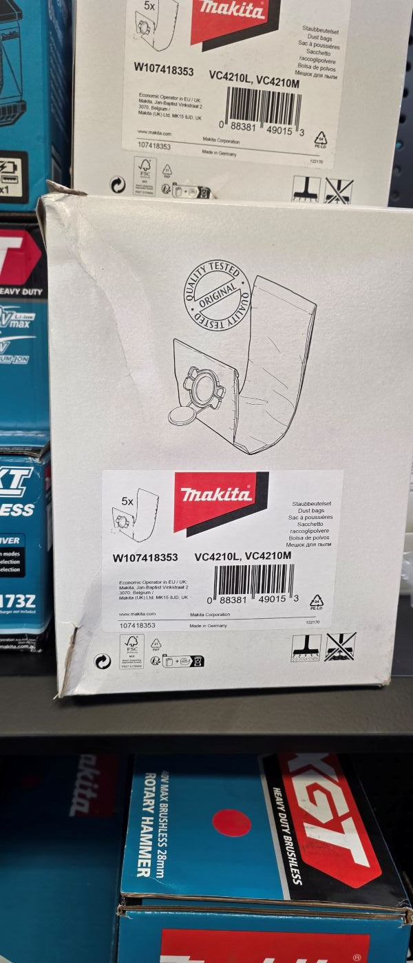 Makita *5PK*FLEECE FILTER BAG VC4210