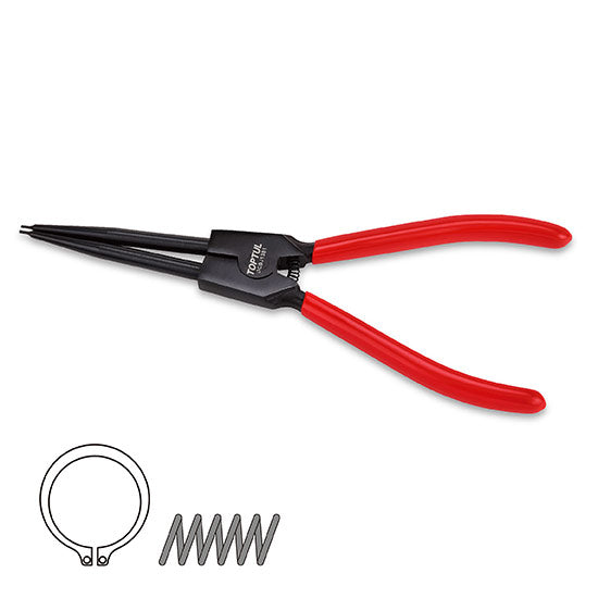 Toptul Plier Circlip Straight Tip External X-LONG