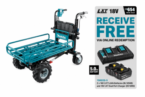Makita 18Vx2 LXT Brushless Material Handling, Dump/Pipe Frame
