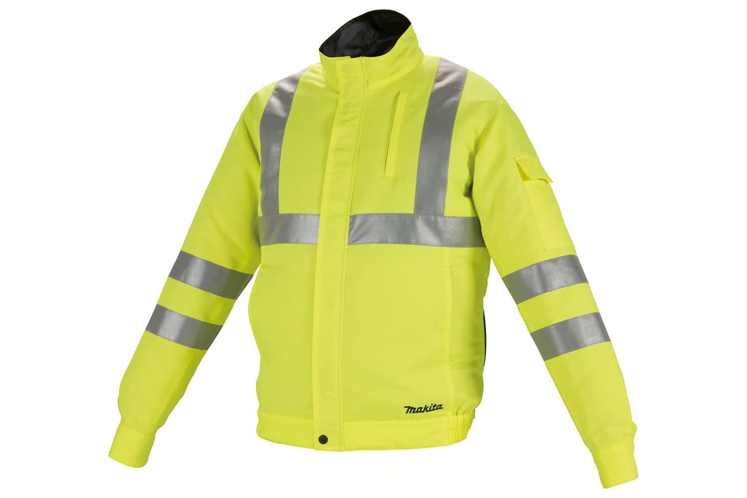 Makita 18V / 12V Lxt Brushless Hi-Vis Yellow Fan Jacket