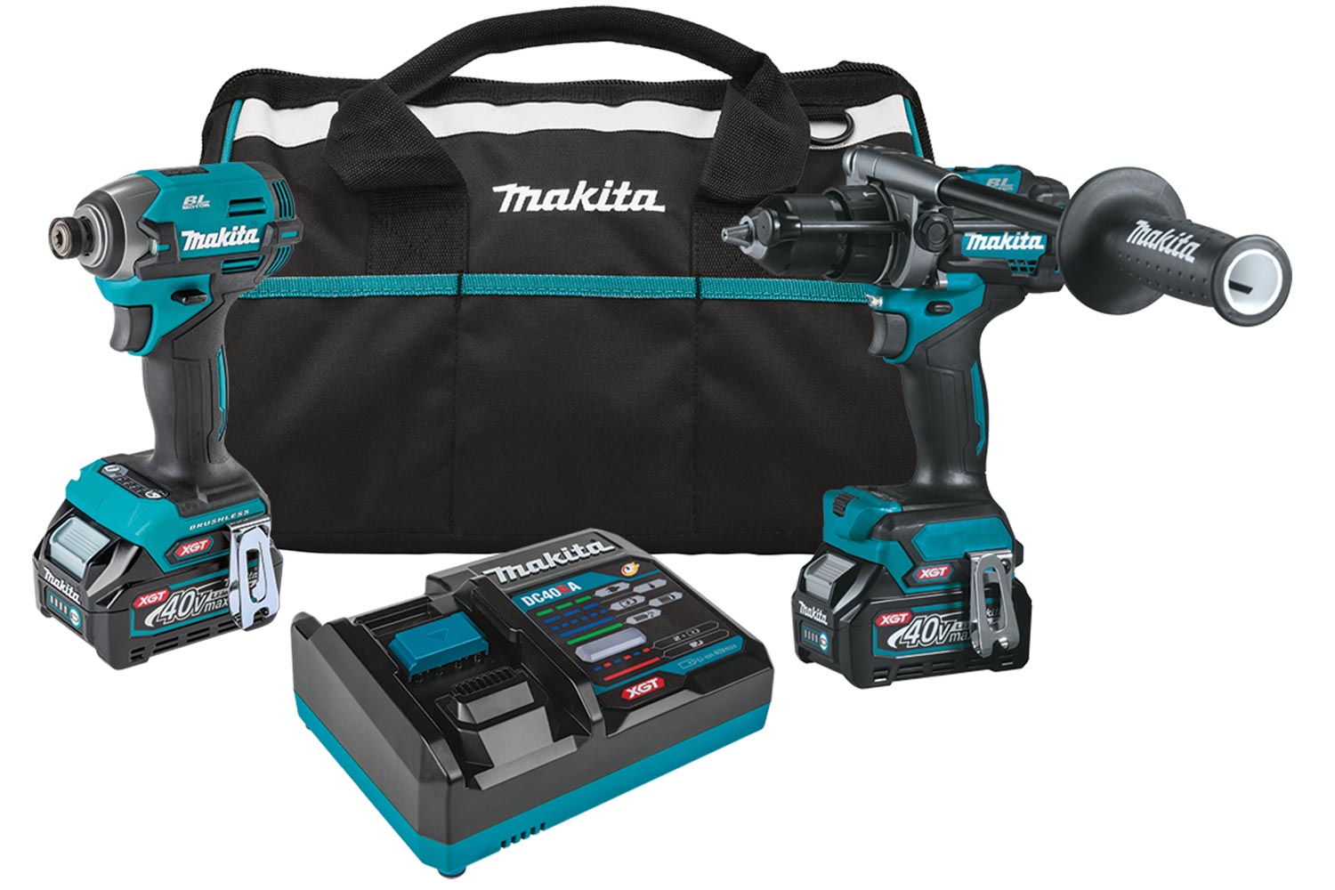 Makita 40Vmax Brushless 2-Pc.Combo (2.5Ah) Kit HP001G & TD003G