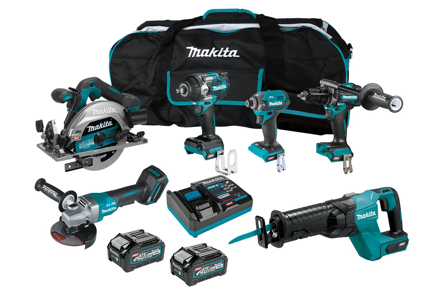 MAKITA 40XGT 6PC COMBO KIT