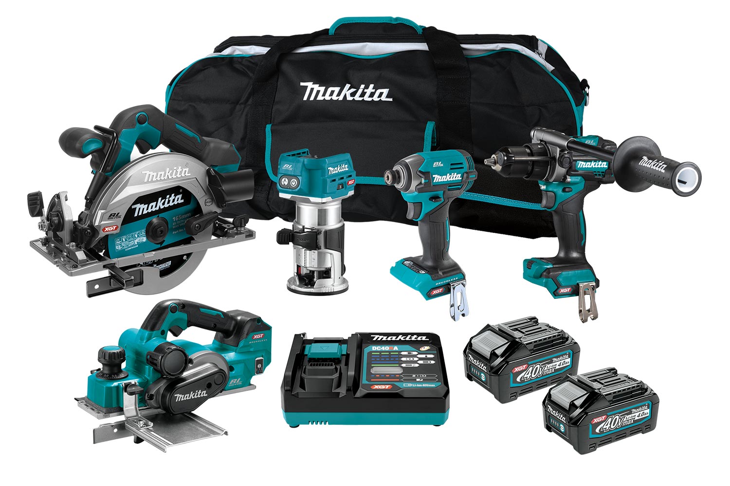 MAKITA 40V XGT 5PC KIT 4Ah