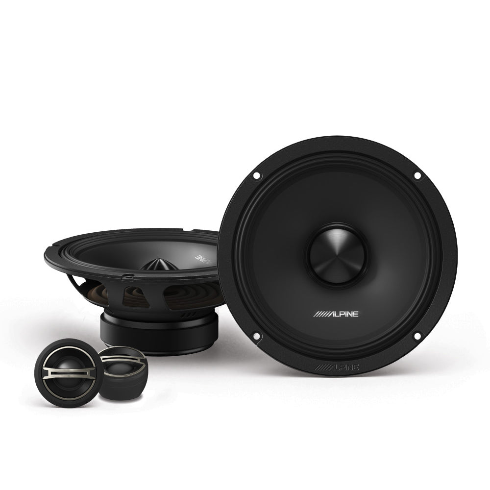 ALPINE M-SERIES 6.5" COMPONENT SPEAKER 50W RMS 2-WAY