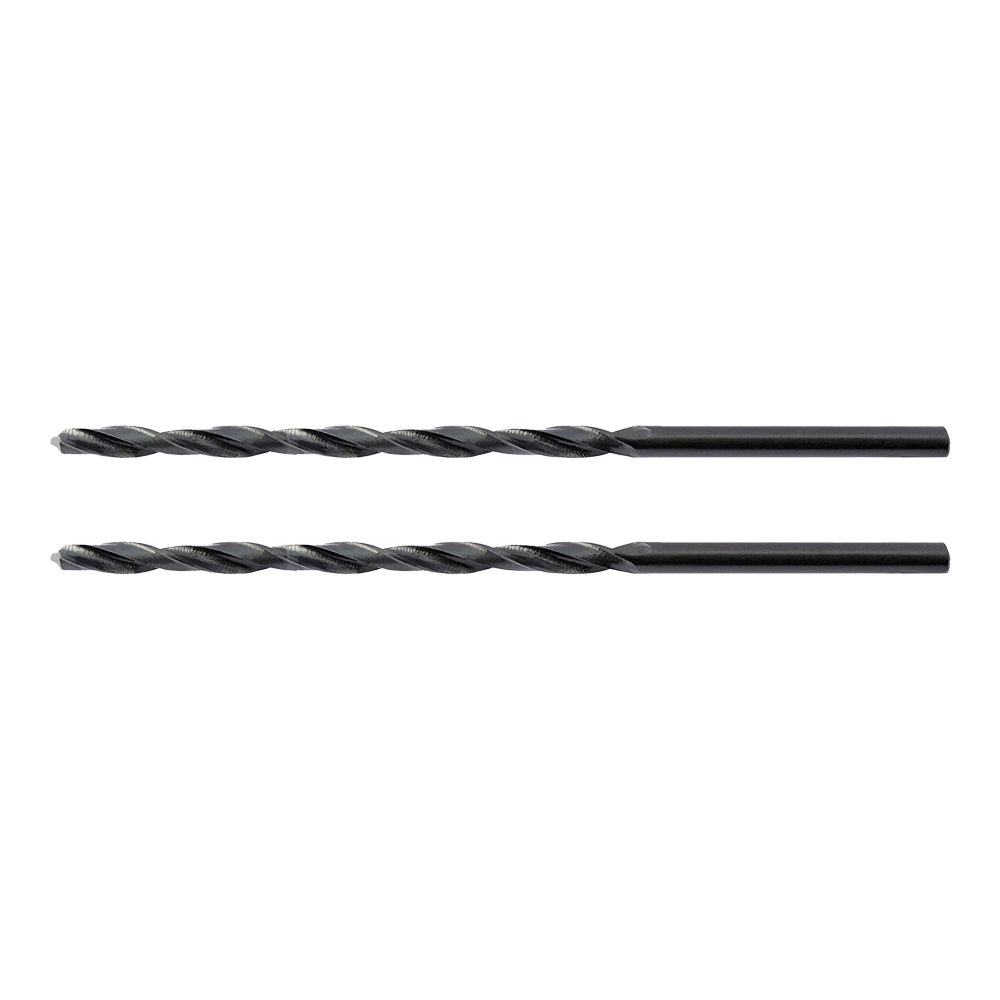 DRAPER HSS Long Series Drill Bit (3mm x 100mm) - 2 Pack