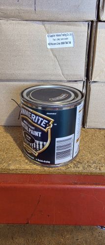 Damaged Tin Hammerite Satin 250 mL Black