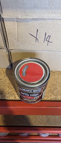Damaged Tin Hammerite Smooth 250 mL Red
