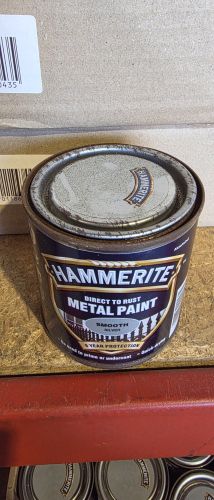Damaged Tin Hammerite Smooth 250 mL Silver
