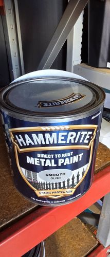 Damaged Tin Hammerite Smooth 2.5 L Silver