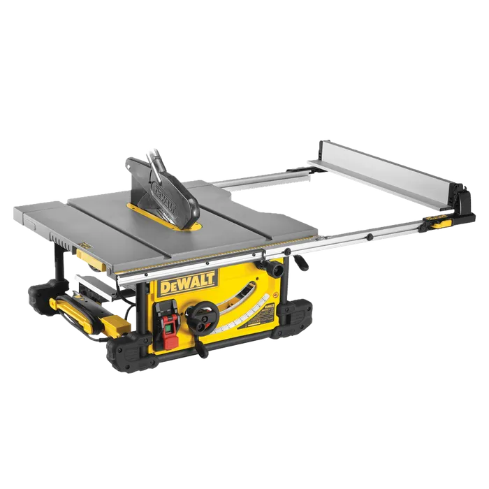 DEWALT Portable Table Saw 254mm 10 2000W 825mm Rip Cap with Free DWE74912-XJ