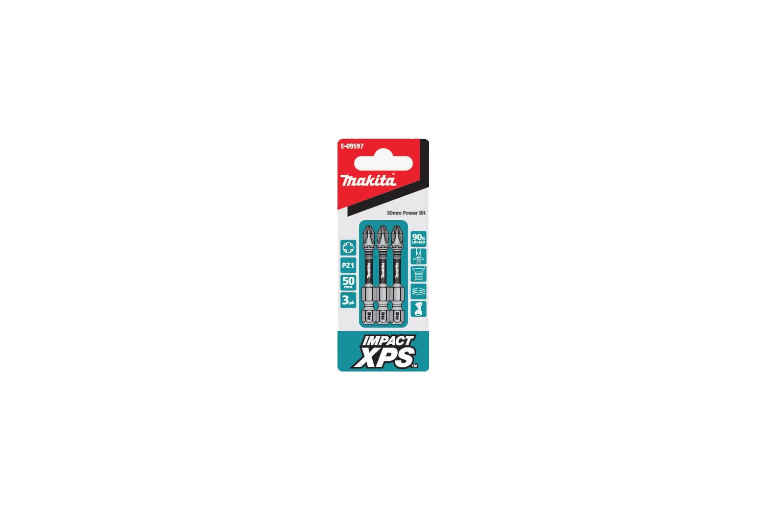 Makita IMPACT XPS PZ-1 x50mm 3PK