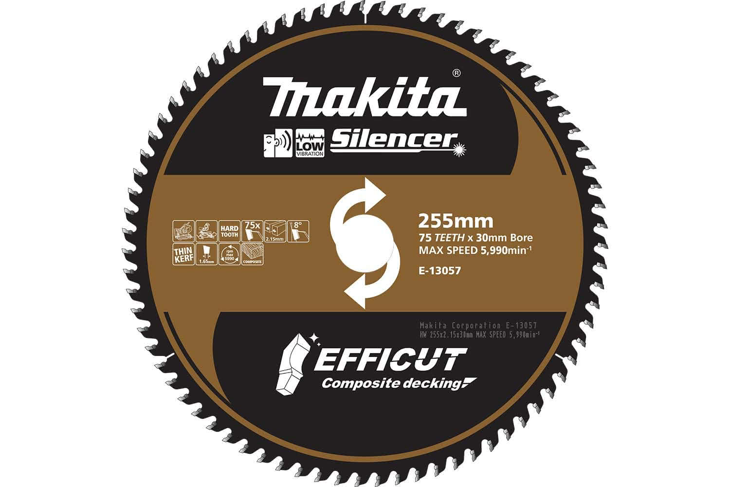 Makita Efficut COMPOSITE 255x75 LS1040