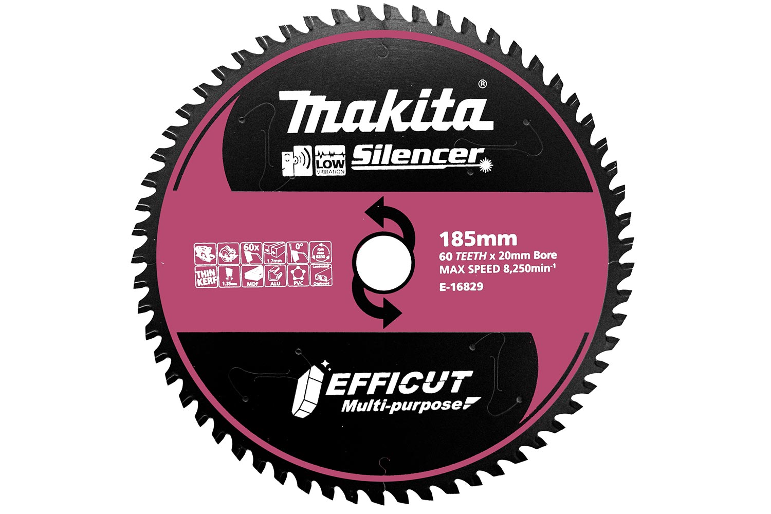 Makita Efficut Multi 185mmx60T