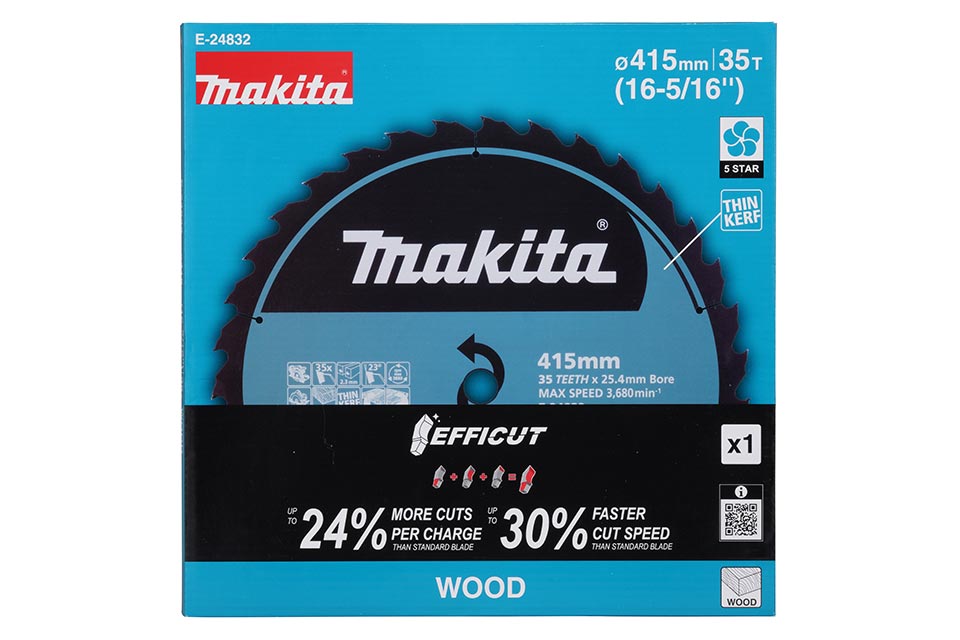 Makita EFFICUT 415x25.4mm 35T Wood Blade