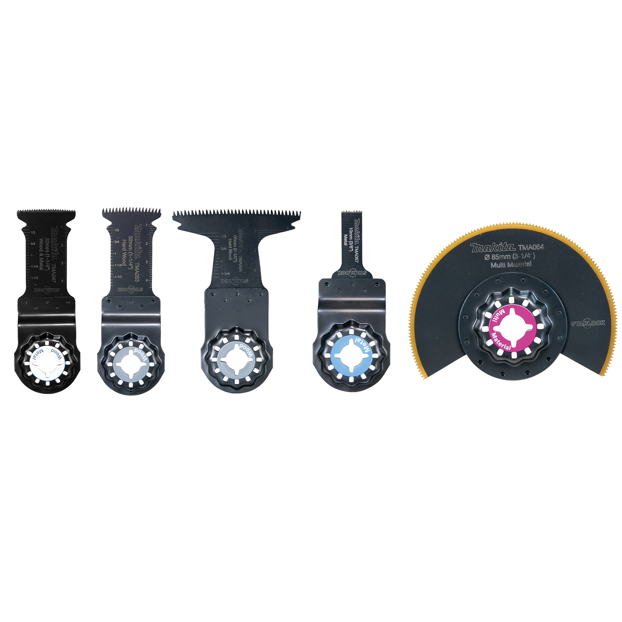 Makita 5PC Starlock BiM/TiN/HCS Assortment