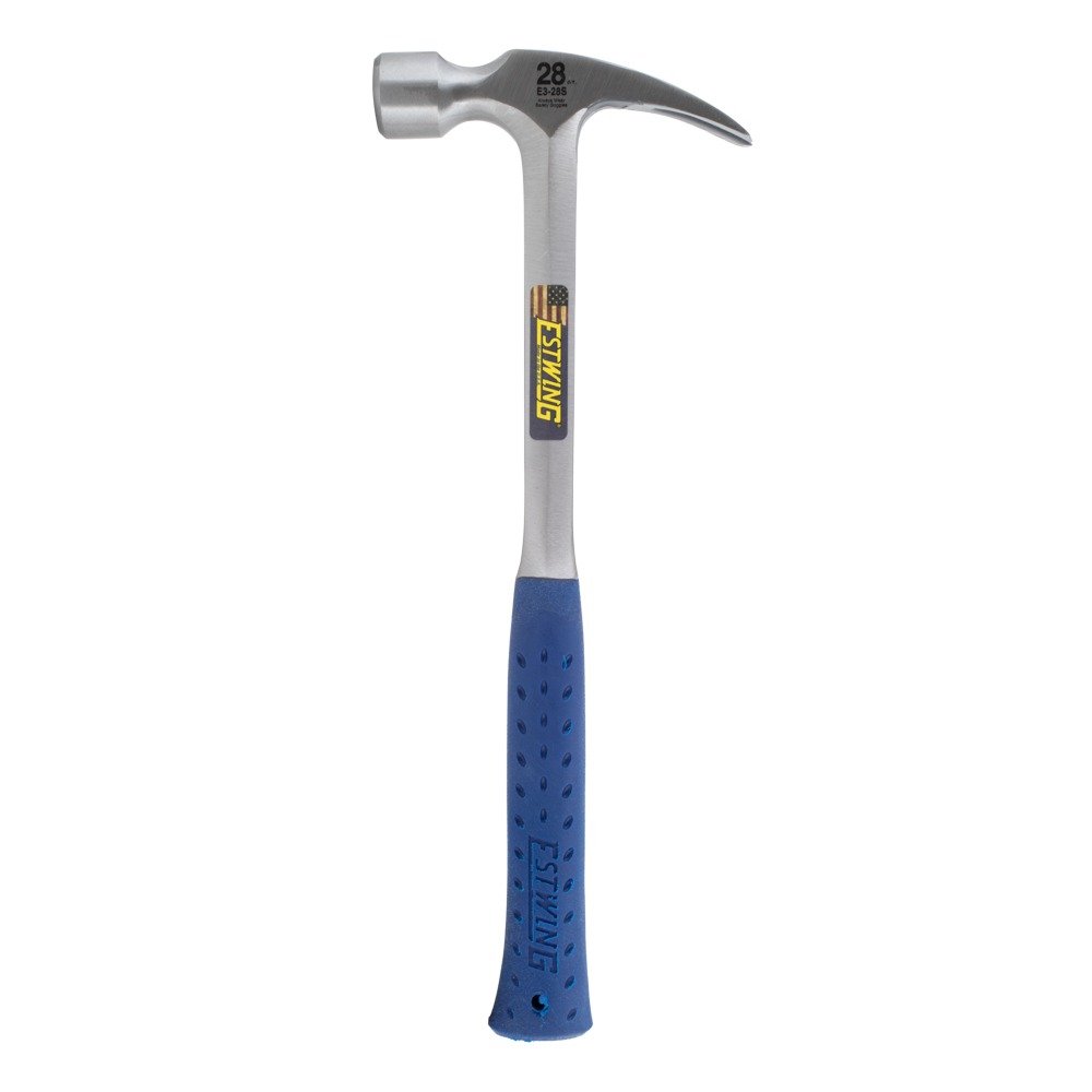 Estwing Carpenters Hammer All Steel Long Shaft #E328S 28oz