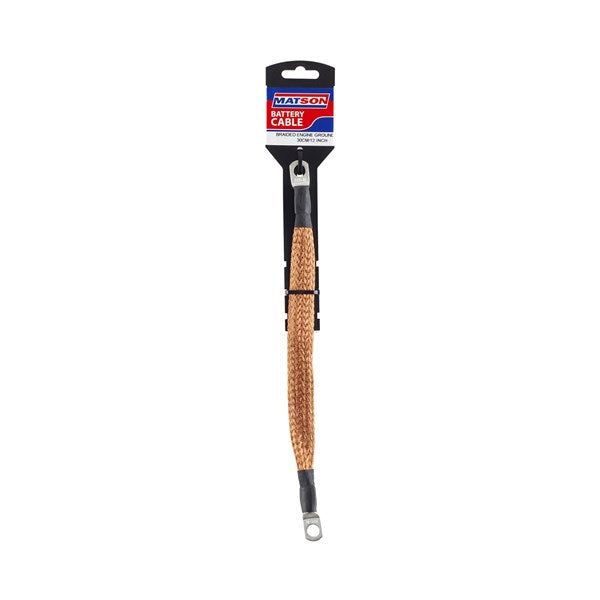 Matson Braided Engine Ground Strap 15Cm